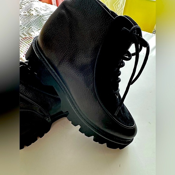 Brunate Italy Shoes - BRUNATE ankle leather boots ultra light lace-up + zipper size 38 (7 US) new